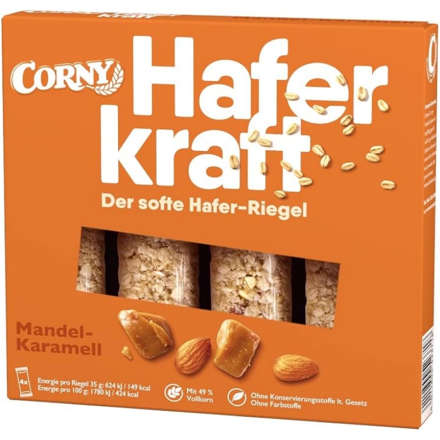 پروتئین بار کورنی (کارامل بادام)