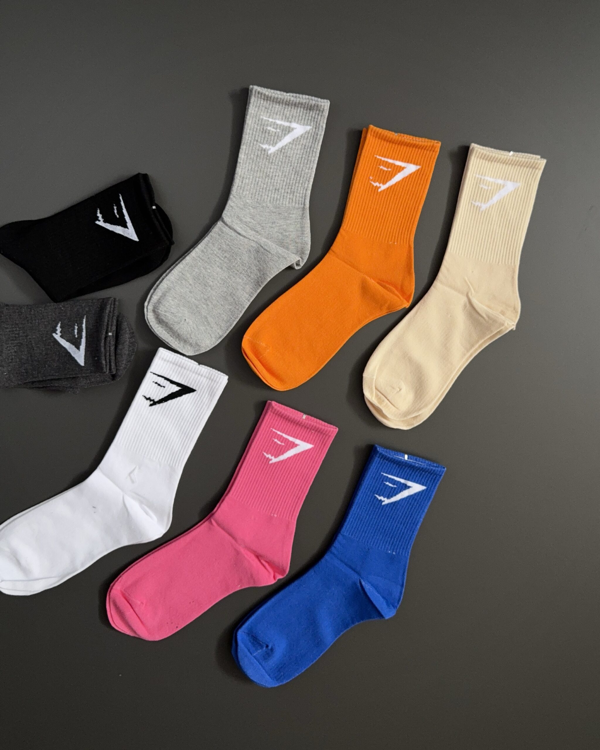 جوراب ورزشی ساق دار طرح جیم شارک (Gymshark)