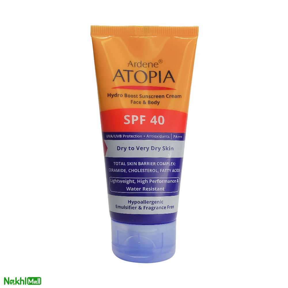کرم ضدافتاب آتوپیا آردن SPF 40 حجم 50 میلی لیتر مدل Dry Relief