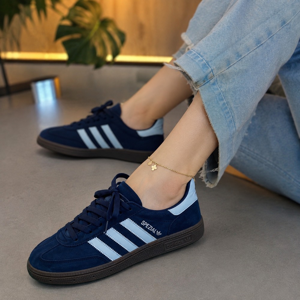 کتونی زنانه Adidas مدل Spezial رنگ سورمه ای (hm) کد SH475