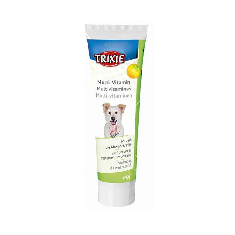 خمیر مولتی ویتامین سگ بالغ تریکسی Trixie multivitamin paste dogوزن 100 گرم