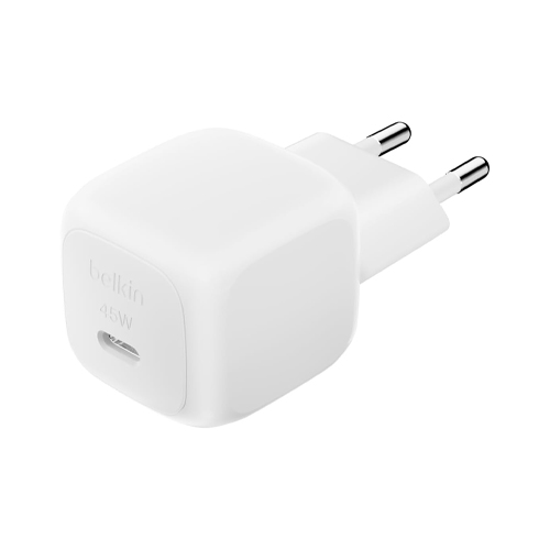 شارژر دیواری 2 پین بلکین 45 وات (Belkin BoostCharge USB-C 45w)