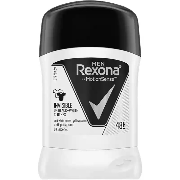 استیک دئودورانت مردانه رکسونا Rexona مدل Invisible On Black & White (فیلیپینی)