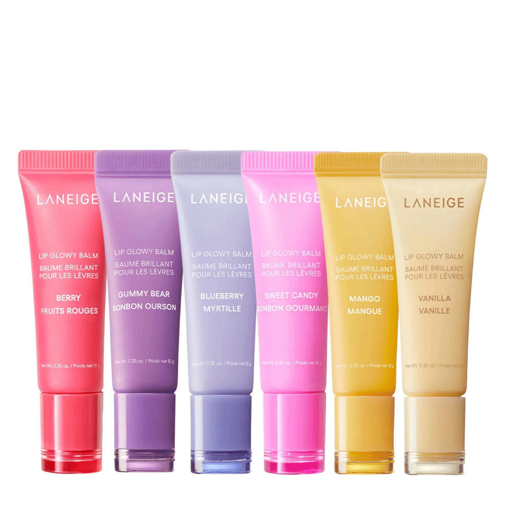 بالم لب تیوپی لیپ گلویی لانیژ در رنگ بندی LIP GLOWING BALM LANEIGE