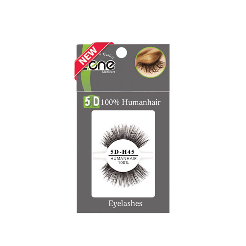 مژه جفتی Z-409) HUMAN HAIR 5D) کد H45