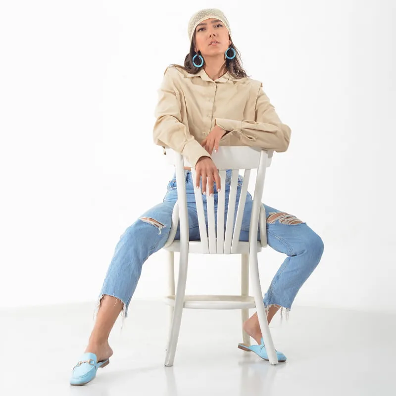 ariates cropped blouse