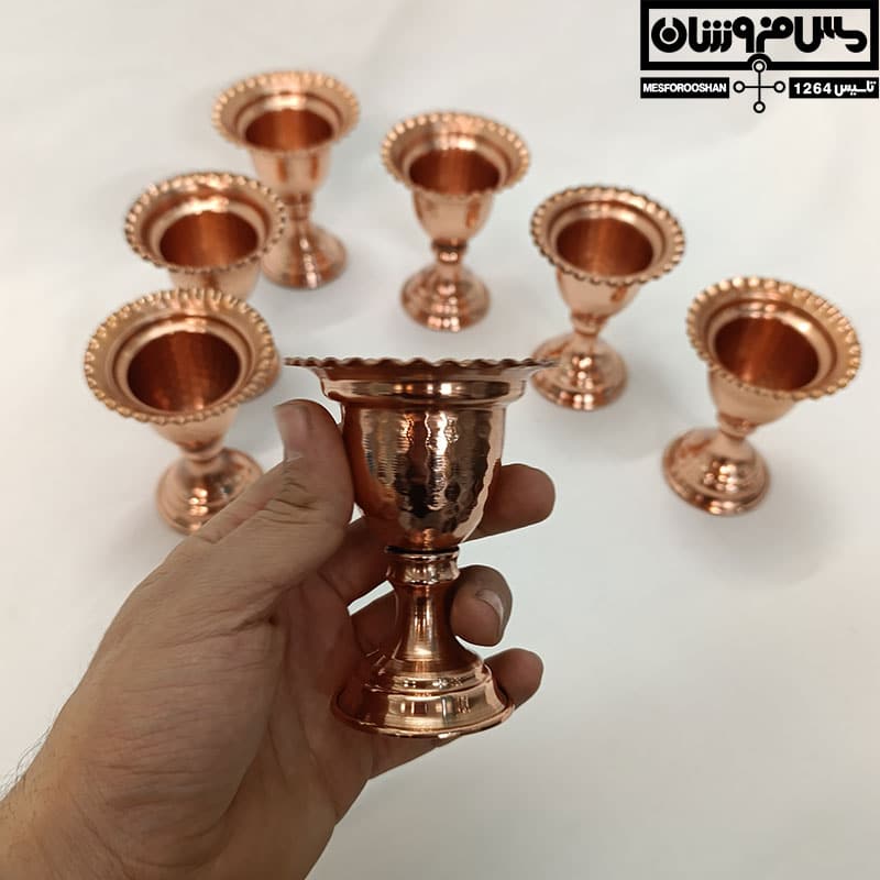 هفت‌سین مسی چکشی زنجان مدل ایگ
