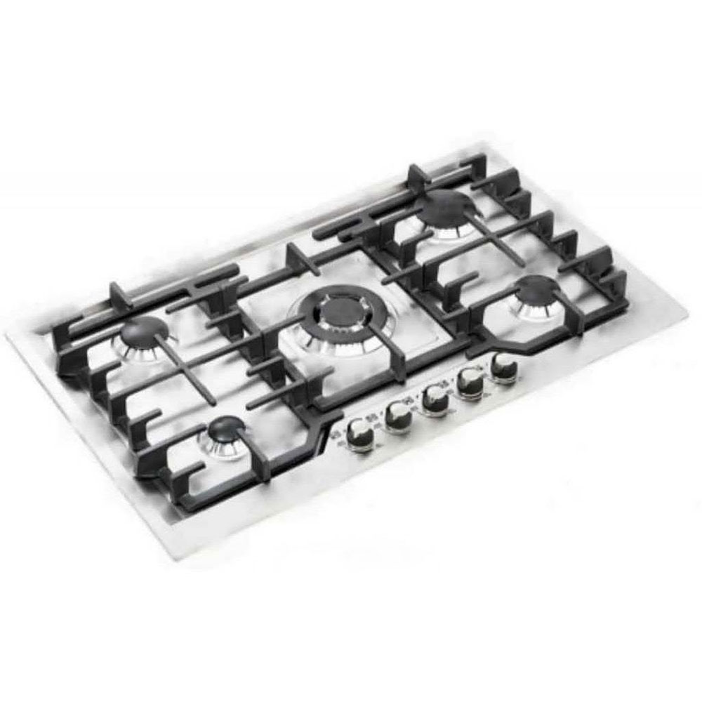 گاز استیل پنج شعله بوکت صفحه استیل ضدزنگ BS-4