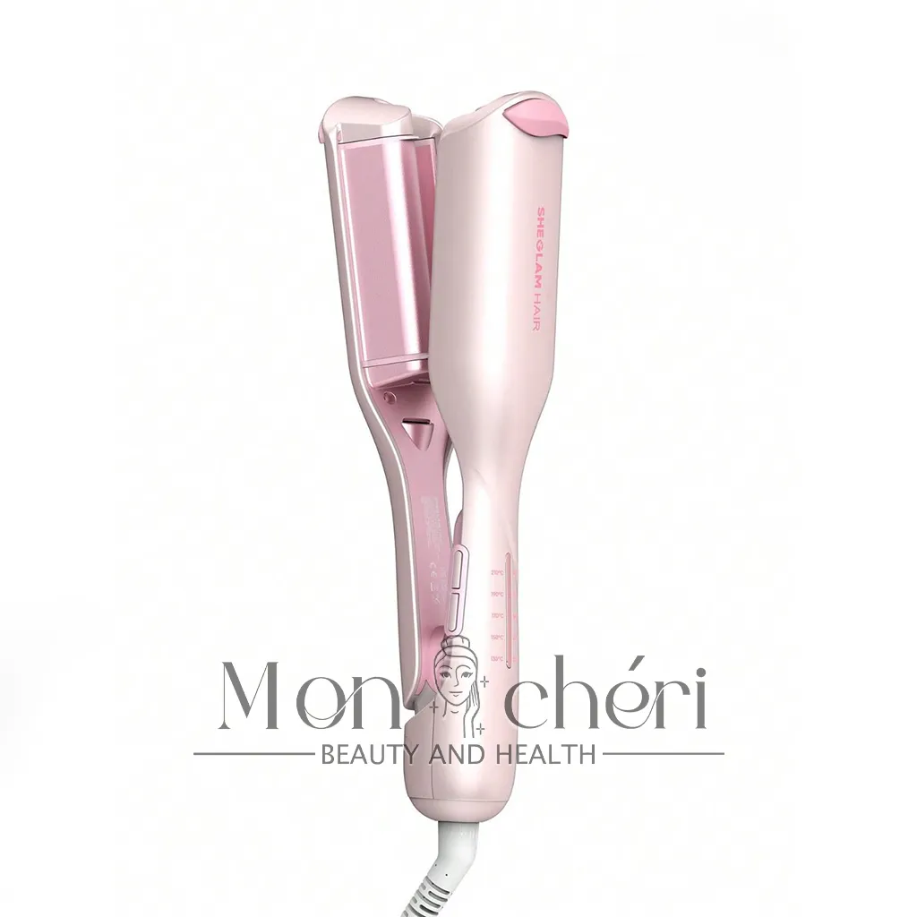 دستگاه فر ساحلی صورتی شیگلم | Cupid’s Charm Beach Babe Hair Waver