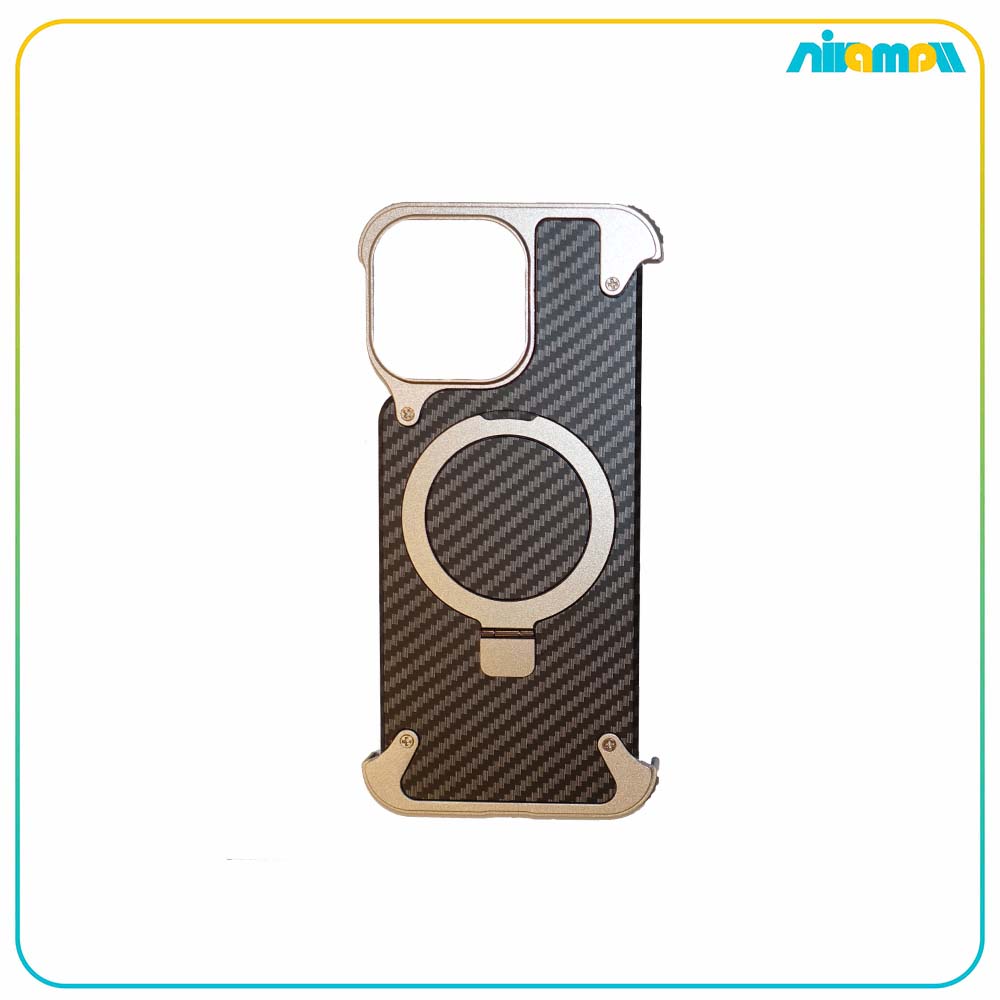 کاور NY طرح metal carbon مناسب برای گوشی iphone 15 promax