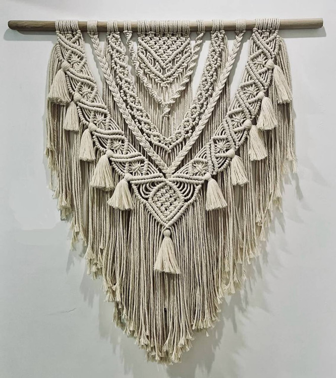 دیوارکوب مکرومه کد 351 برند گره چی و رنگ دلخواه