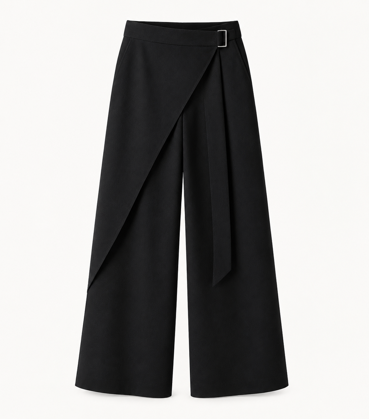 نام محصول شلوار کرپ کمربندی | NISHA Belted Crepe Pants
