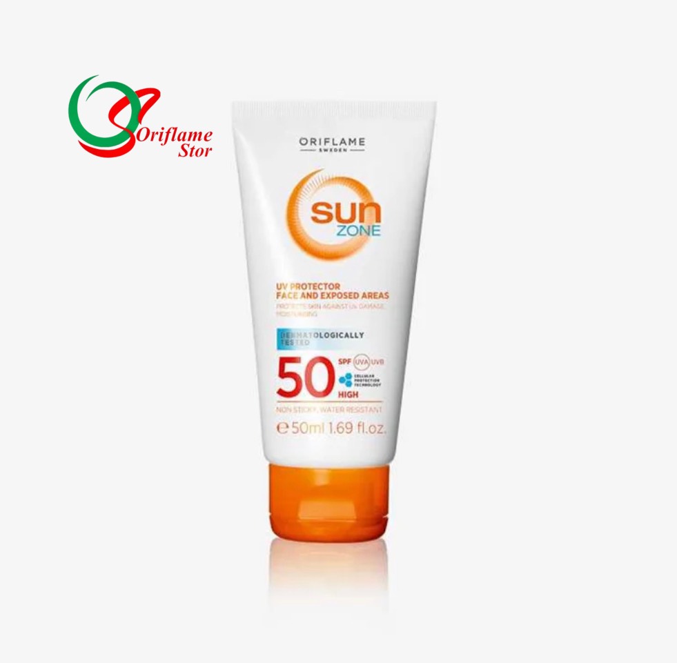 کرم ضدآفتاب بدون رنگ سان زون SPF50 (کد 23378)