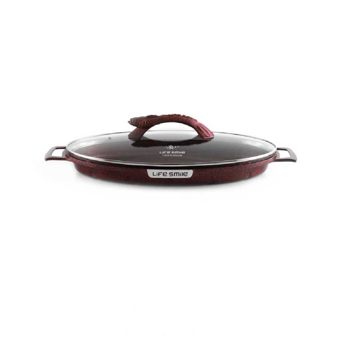 تابه ماهی دیواره کوتاه گرانیت لایف اسمایل مدل FLCMFI42S