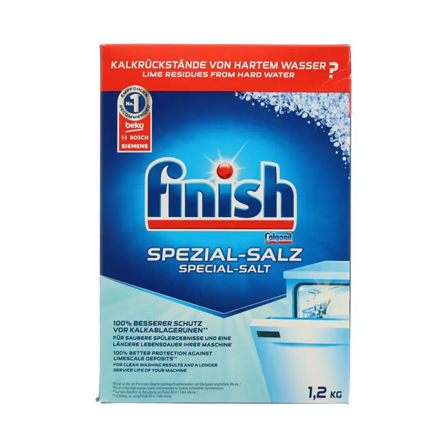 نمک ماشین ظرفشویی فینیش درجه 2 وزن 1200 گرمی – FINISH