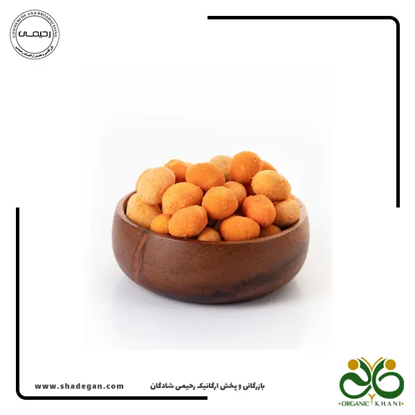 بادام زمینی روکش دار باربیکیو
