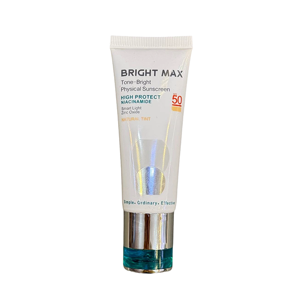 ضد آفتاب فیزیکی رنگی برایت مکس مدل Tone-Bright SPF 50 حجم 40 میلیلیتر