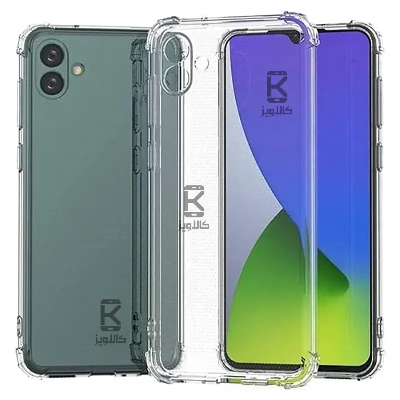 قاب ژله ای شفاف کپسول دار و محافظ لنزدار Samsung Galaxy A05