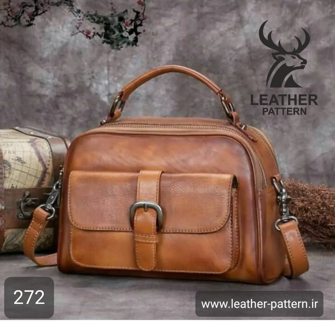 الگو کیف دستی زنانه چرم کد T-272