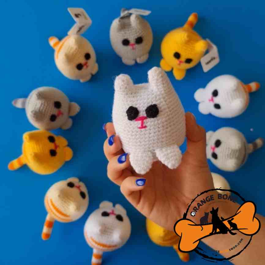 عروسک مخصوص گربه مدل گربه خط دار