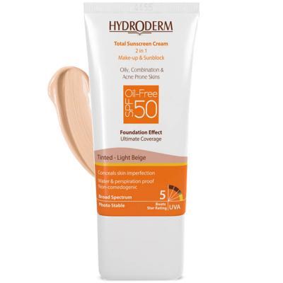 ضد آفتاب کرم پودری فاقد چربی هیدرودرم SPF50