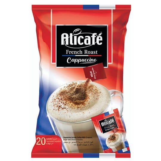 کاپوچینو فوری علی کافه مدل French Roast (20 عددی)