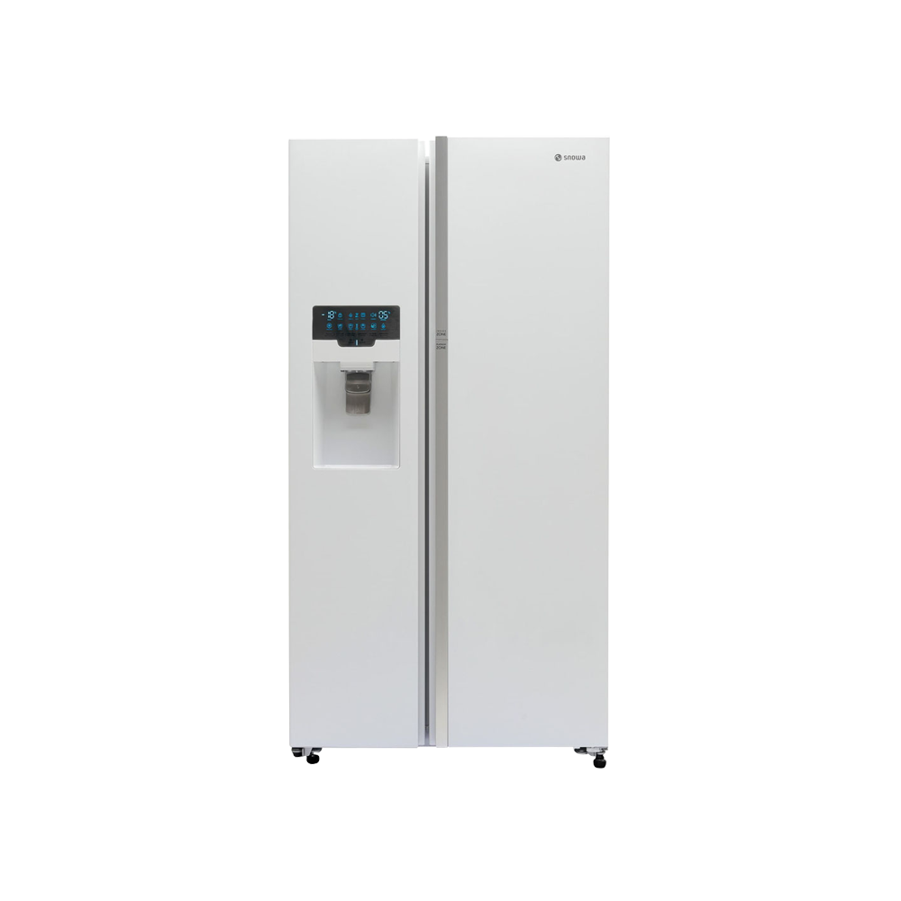 یخچال فریزر ساید بای ساید اسنوا سری فرنیا مدل ARS3DI-M200W/S یخساز اتوماتیک بیرونی آبریز اتوماتیک
