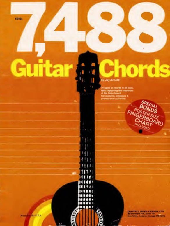 7488 Guitar Chord Book کتاب کلکسیون کامل آکورد گیتار