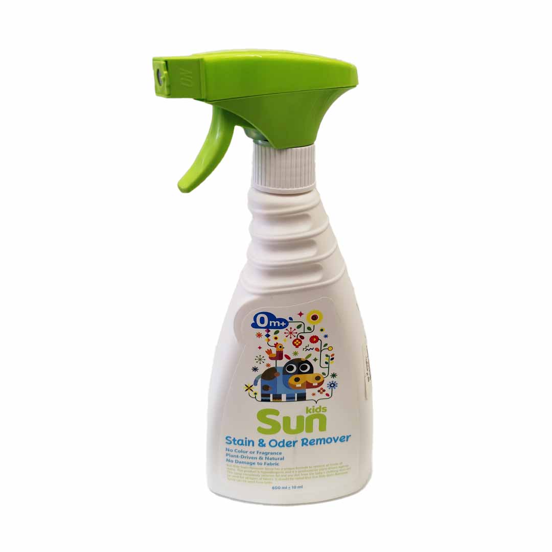 اسپری لکه بر لباس نوزاد 600 میلی لیتر سان کیدز Sun Kids