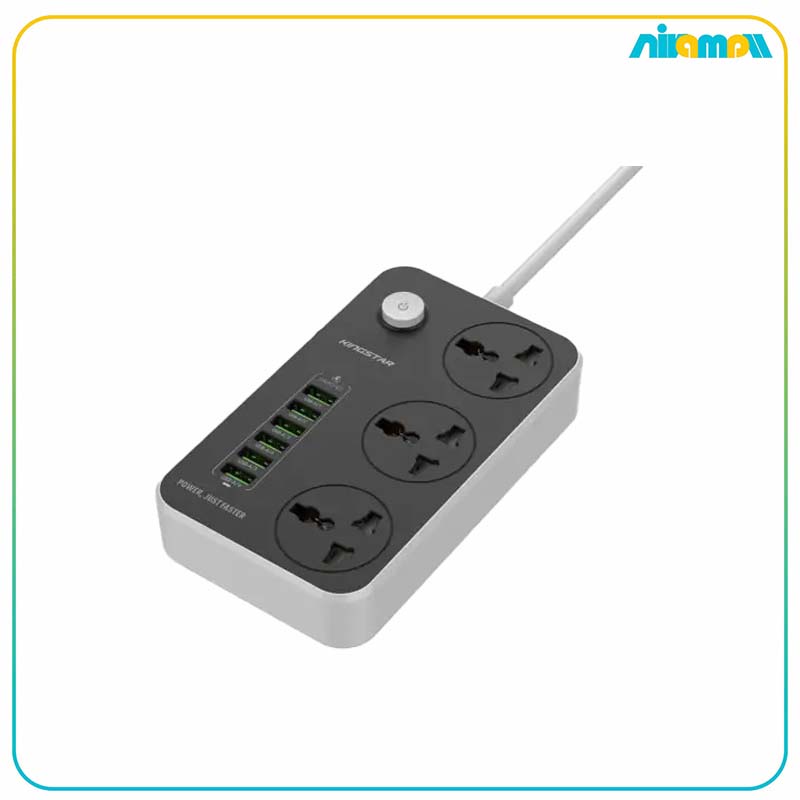 چند راهی برق و USB کینگ استار مدل KPS5109