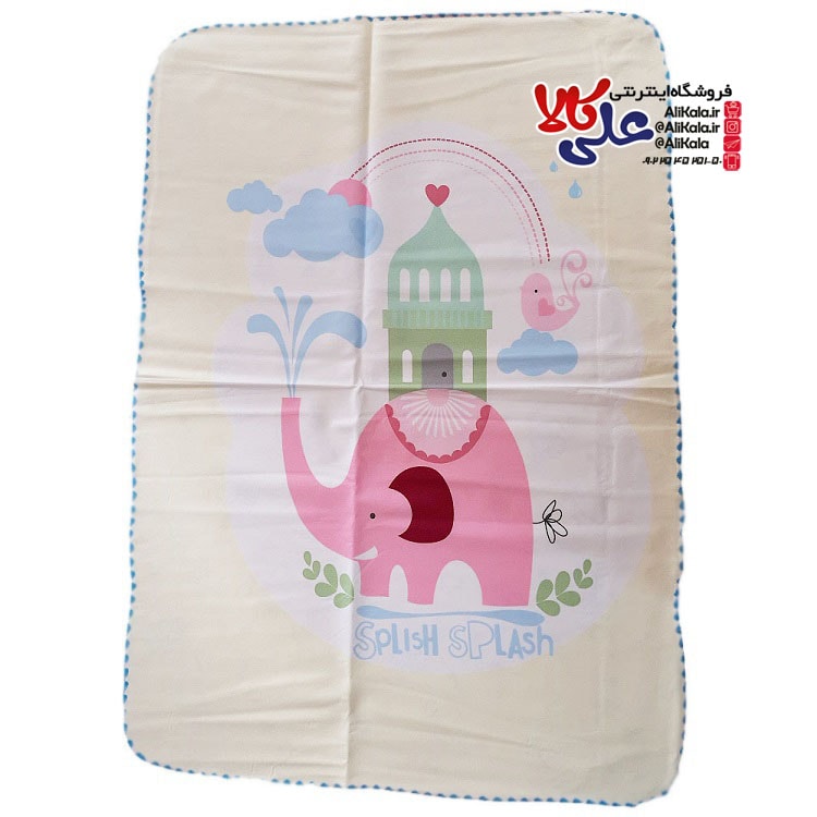 تشک تعویض و زیرانداز نوزاد متوسط طرح فیل کد AK06