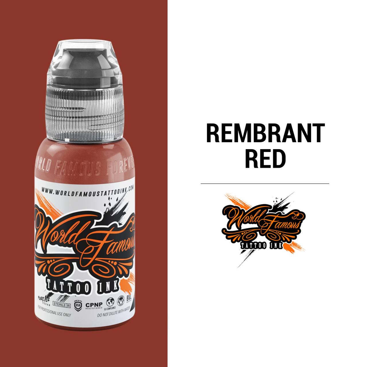 رنگ تاتو ورد فیمس REMBRANDT RED