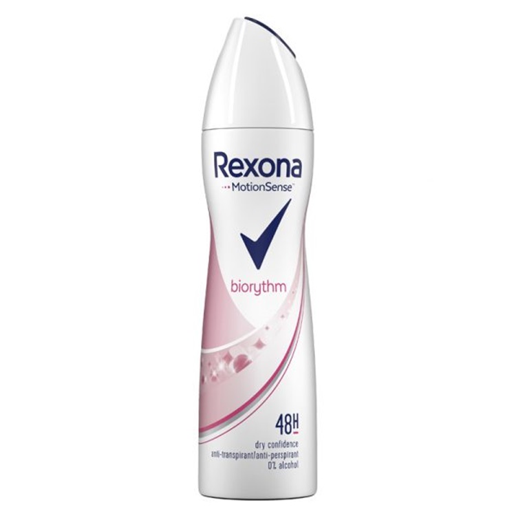 اسپری دئودرانت زنانه رکسونا Rexona مدل BIORYTHM