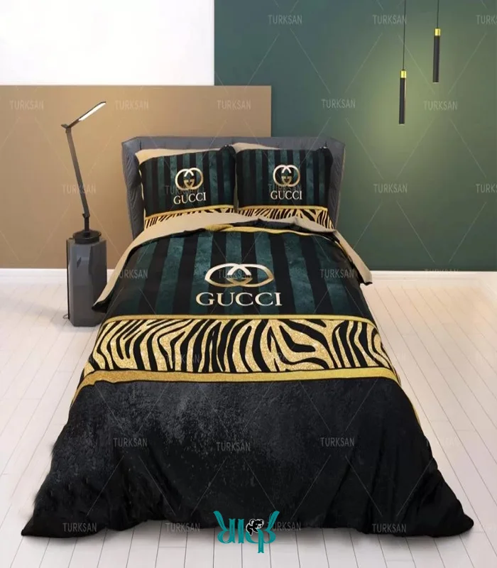 روتختی مشکی گوچی دونفره کد d393