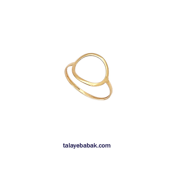 انگشتر مینیمال دایره MI084