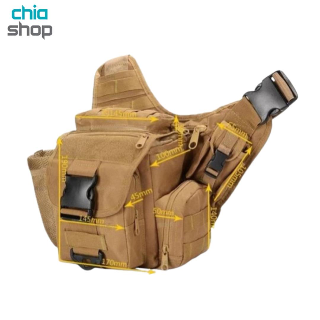 کیف دوشی تاکتیکال بزرگ مدل خبرنگاری tactical (درجه 1)
