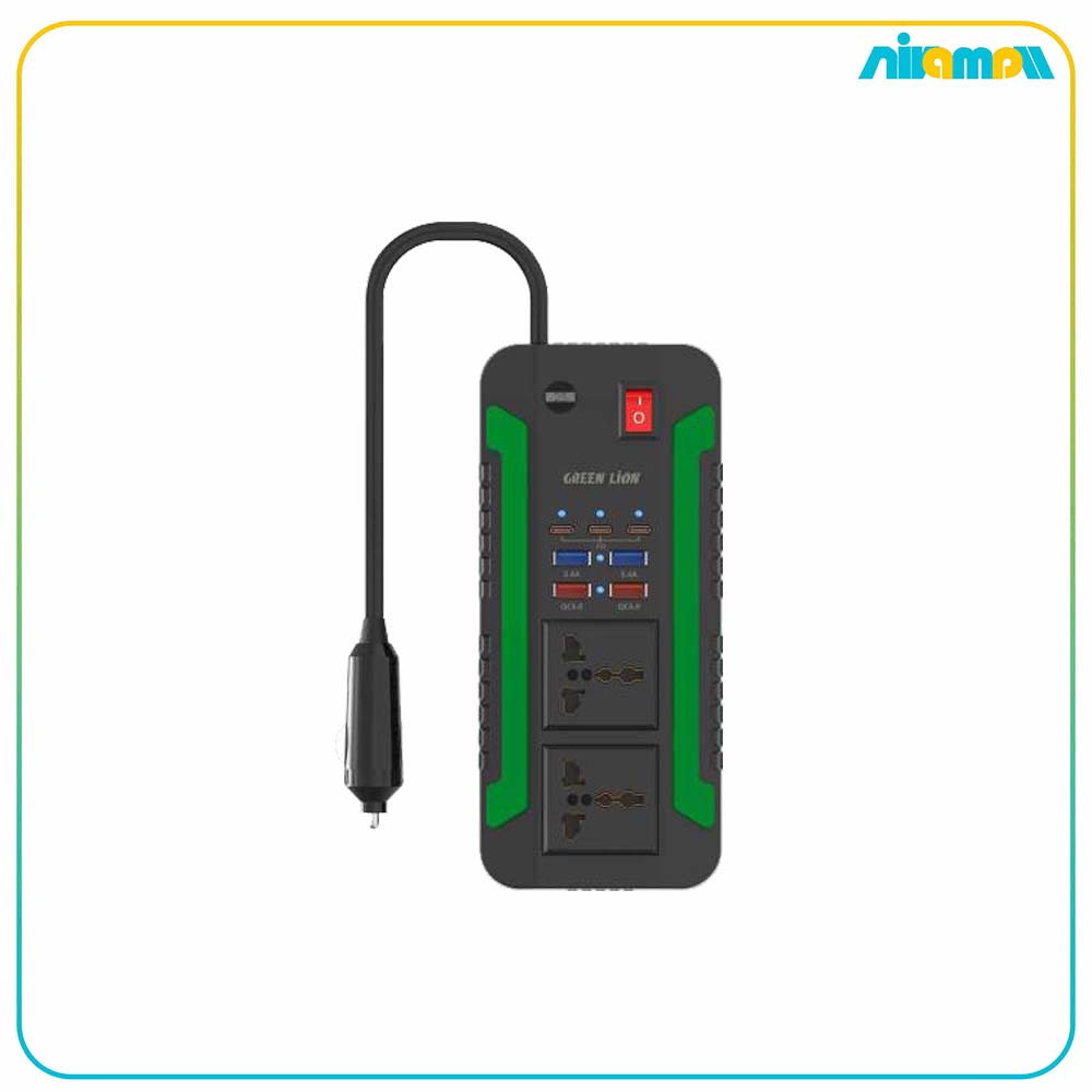 اینورتر فندکی خودرو 300وات گرین لاین مدل SPARK 300