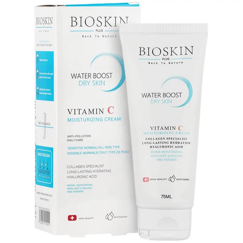 کرم آبرسان پوست خشک نورمادرم بایو اسکین حاوی عصاره آلوئه ورا و روغن آرگان 75 میل Oily Skin Cream Bio Skin Plus
