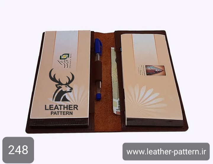 الگو کیف دسته چک چرم کد C-248
