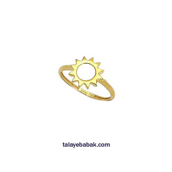 انگشتر مینیمال خورشید MI086