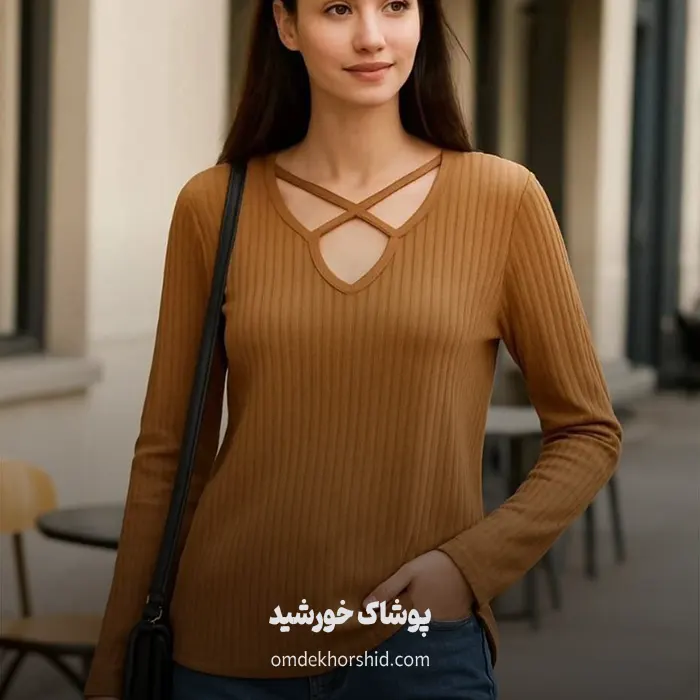 بلوز یقه ضبدری