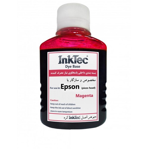 جوهر 100ml اینکتک داخلی قرمز اپسون Inktec 100ml ink Epson magenta