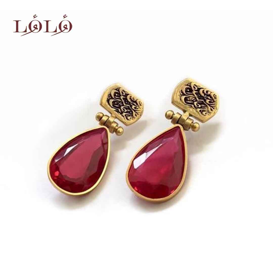 گوشواره یاقوت اشکی