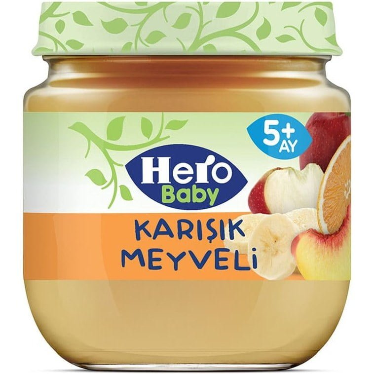 پوره میوه هیروبیبی 125 گرم Hero Baby