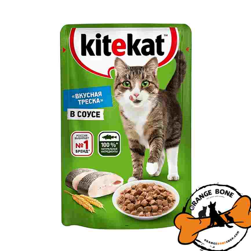 پوچ  گربه کیت کت طعم ماهی سالمون (85 گرم)
