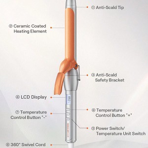 فرکننده مو شیگلم It-Curl سایز 32 میلی‌متر