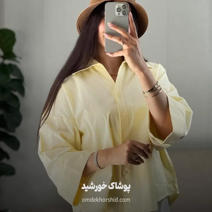 شومیز باکسی پاستیلی