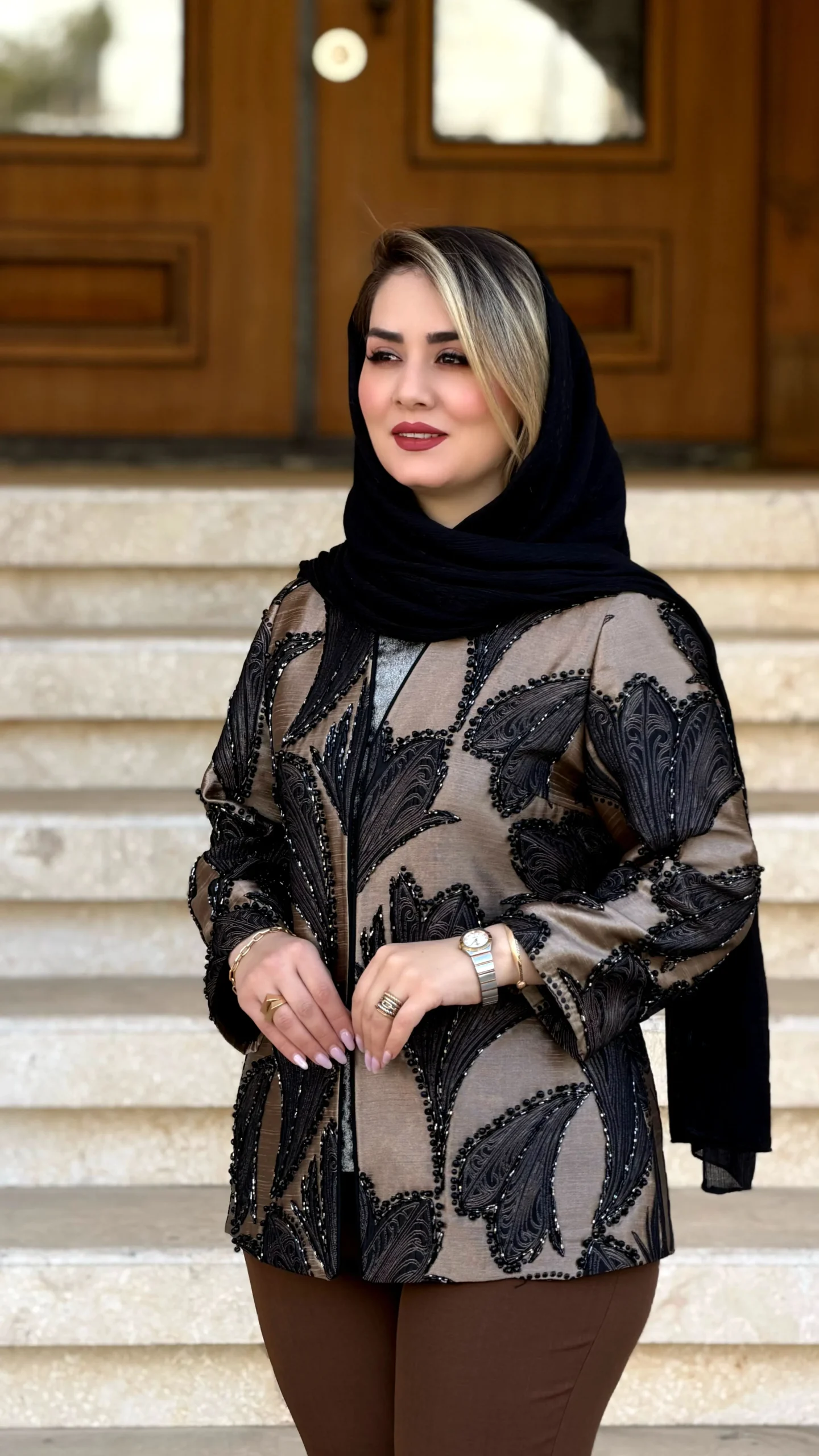 ست کت ژاکارد ترک