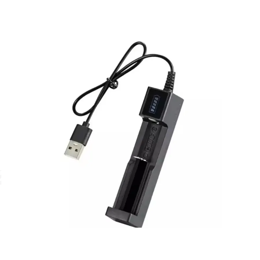 شارژر باتری 18650 لیتیوم یون تک سل USB، مدل USB-001U