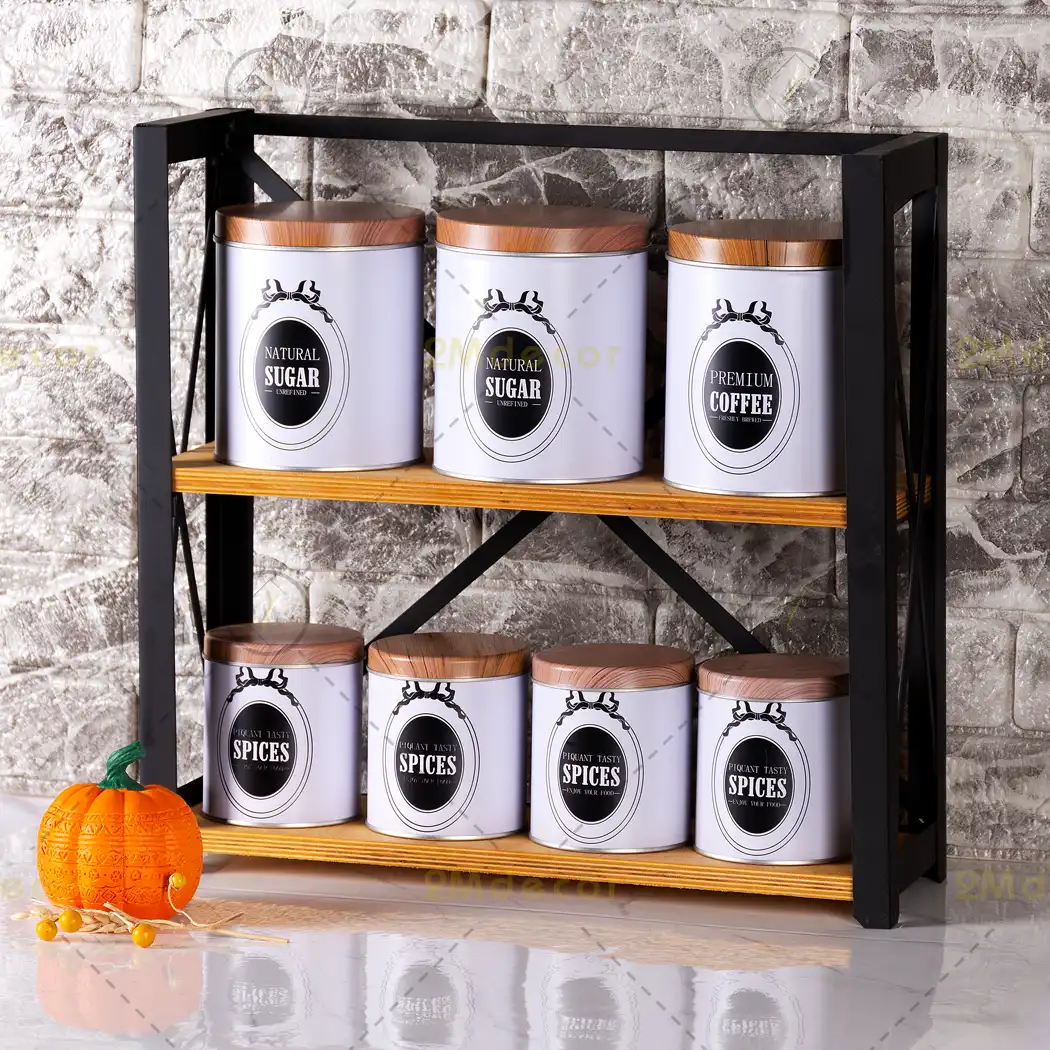 استند ادویه فلز و چوب